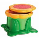 3 in 1 Kiddy Bin Stool: scaun, inaltator si cos de depozitare