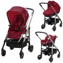 Carucior 3 in 1 Trio Loola2 Raspberry Red