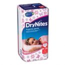 Chilot absorbant noapte copii HUGGIES DRY NITES Girl - 8-15ani (27-57kg)