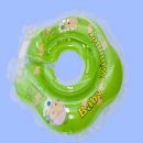 Colac de inot pentru gat 0-24 luni (3-15kg) VERDE TRANSPARENT