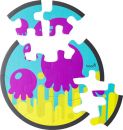 Jucarie PIECES - puzzle din spuma pentru baie