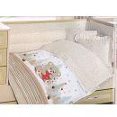 Lenjerie creaforce baby- bumbac 100% - Ursulet crem