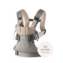 Marsupiu anatomic One, cu pozitii multiple de purtare Classic grey / pink Sprinckles, Bumbac - Editi