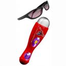 Microfon cu lumini si ochelari Spiderman