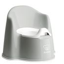 Olita cu protectie spate Potty Chair Grey / White