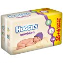 Scutece nr. 2 NewBorn din bumbac organic, 3-6 kg, 35+6 bucati