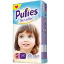 Scutece nr.5 Pufies Baby Sensitive, 11-20 kg, 62buc