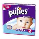 Scutece Pufies mini nr.2; 3-6 kg (jumbo pack) 94 buc