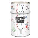 Sketch Paint ALB 0.5 L - Vopsea pentru scris pe pereti 0.5L